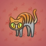 Scared Cat #7962