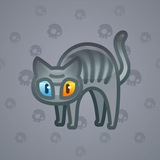 Scared Cat #9441 Scared Cat #9441