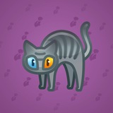 Scared Cat #9451 Scared Cat #9451