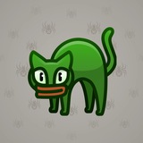 Scared Cat #9607 Scared Cat #9607