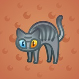 Scared Cat #9823