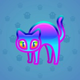 Scared Cat #9846 Scared Cat #9846