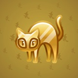 Scared Cat #9854 Scared Cat #9854