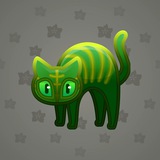 Scared Cat #9879 Scared Cat #9879