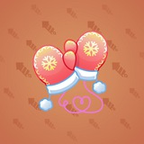 Snow Mittens #10657