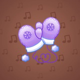 Snow Mittens #107