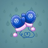 Snow Mittens #10872