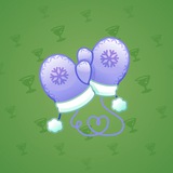 Snow Mittens #10906