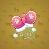 Snow Mittens #1119