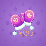 Snow Mittens #1153 Snow Mittens #1153