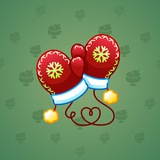 Snow Mittens #11652