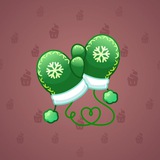 Snow Mittens #1178