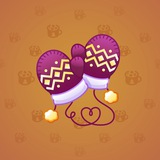 Snow Mittens #1183