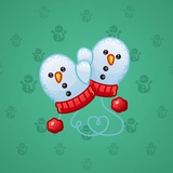 Snow Mittens #11835