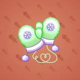 Snow Mittens #11982
