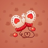 Snow Mittens #12206