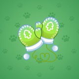 Snow Mittens #12274