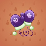 Snow Mittens #12299