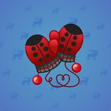 Snow Mittens #12367