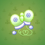 Snow Mittens #1252