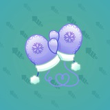 Snow Mittens #12617
