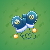 Snow Mittens #12664