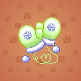 Snow Mittens #12677