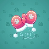 Snow Mittens #12684 Snow Mittens #12684