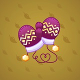 Snow Mittens #12708