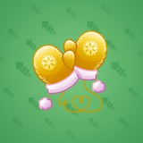 Snow Mittens #12714