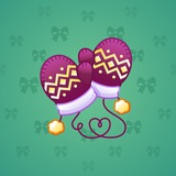 Snow Mittens #12819