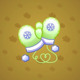 Snow Mittens #12829