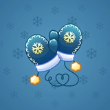 Snow Mittens #12936
