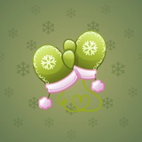 Snow Mittens #12938