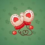 Snow Mittens #1326