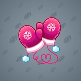 Snow Mittens #13472
