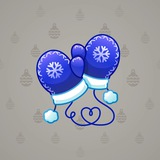 Snow Mittens #1363 Snow Mittens #1363