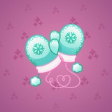 Snow Mittens #1366 Snow Mittens #1366