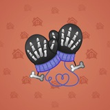 Snow Mittens #13686