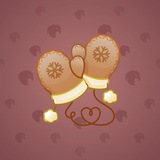 Snow Mittens #1373