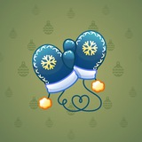 Snow Mittens #13736