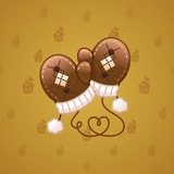 Snow Mittens #1374