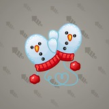 Snow Mittens #13806