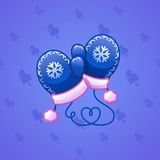 Snow Mittens #13838