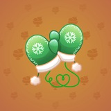 Snow Mittens #13882