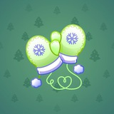 Snow Mittens #13971