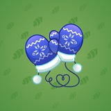 Snow Mittens #1399