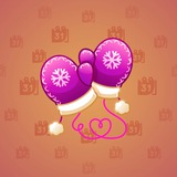 Snow Mittens #14097