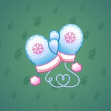 Snow Mittens #14207