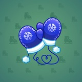 Snow Mittens #1445